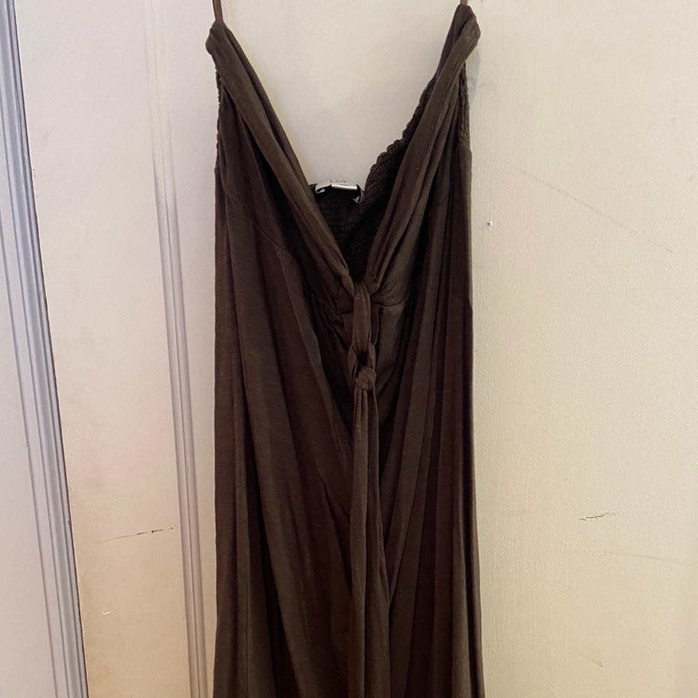 Ann Taylor jersey knit halter dress Medium